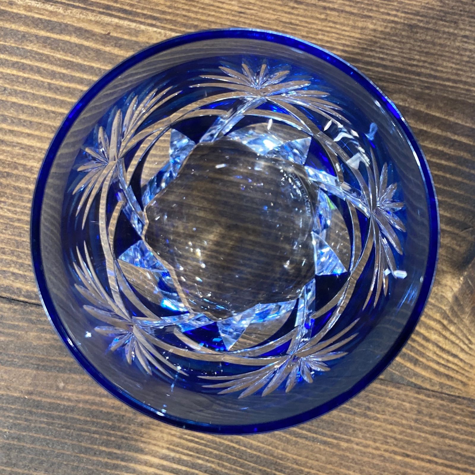 MP166) KAGAMI CRYSTAL カガミクリスタル サンクラール 切子 ロック