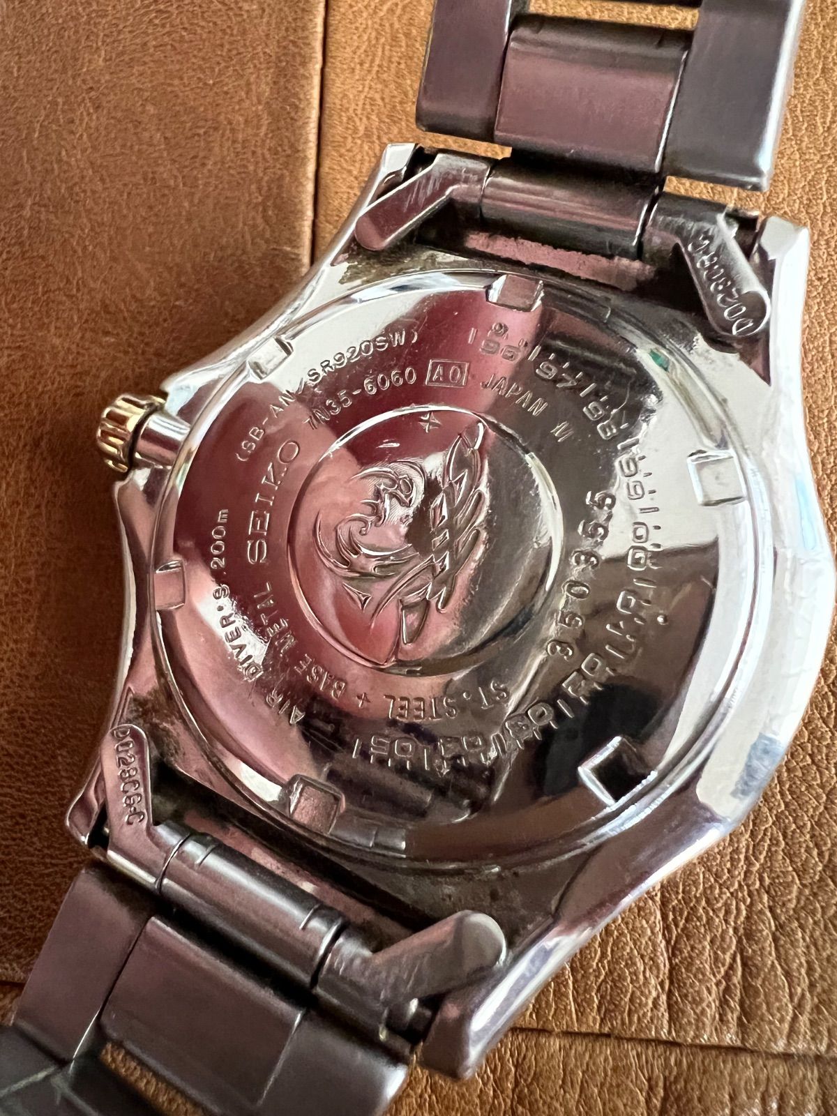 セイコー SEIKO☆スキューバ 青文字盤☆7N35-6060☆200m☆メンズ時計 