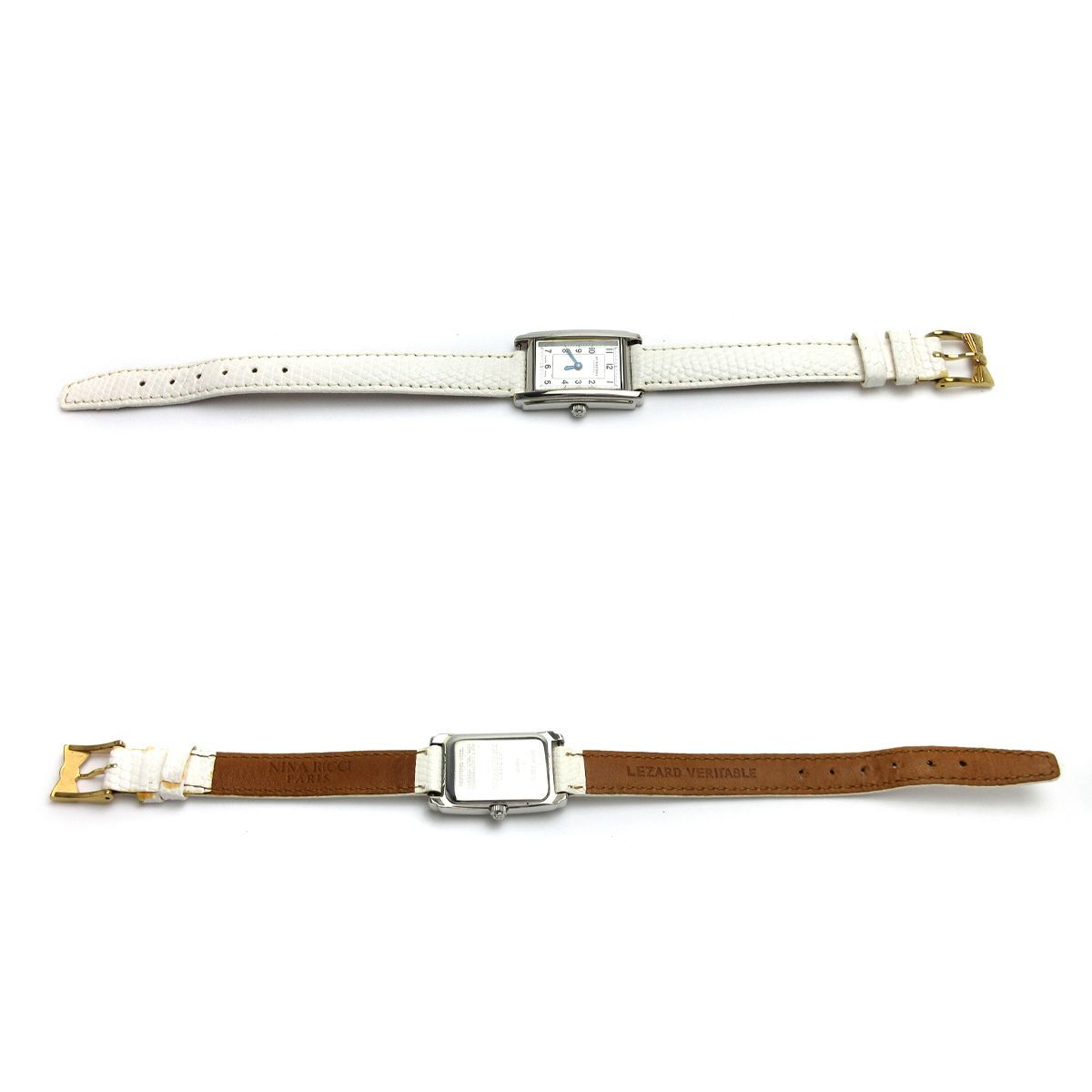 BURBERRY バーバリー レクタンギュラー レディース シルバー文字盤