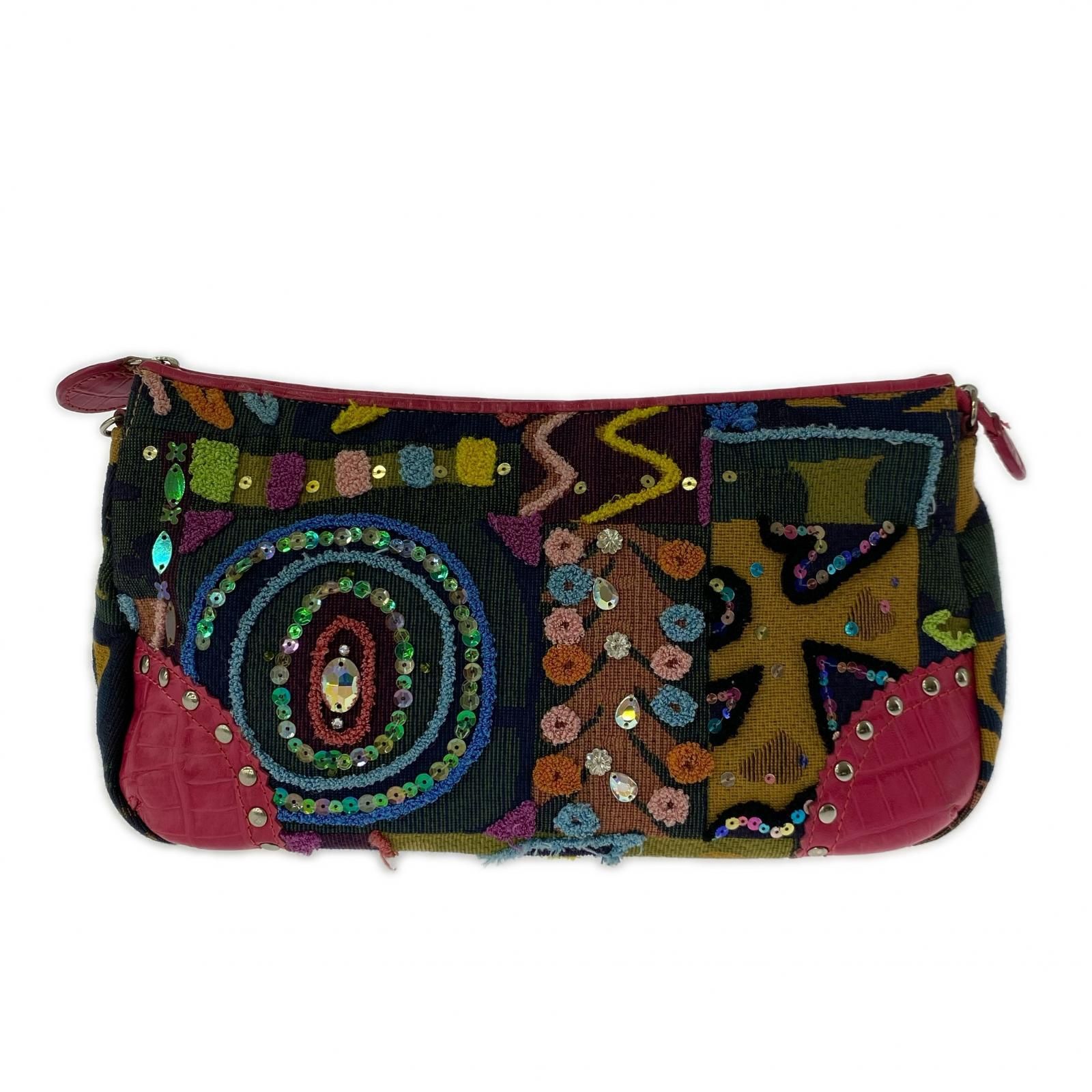 Think Bee! シンクビー！ ビジュー スパンコール 総柄ショルダーバッグ