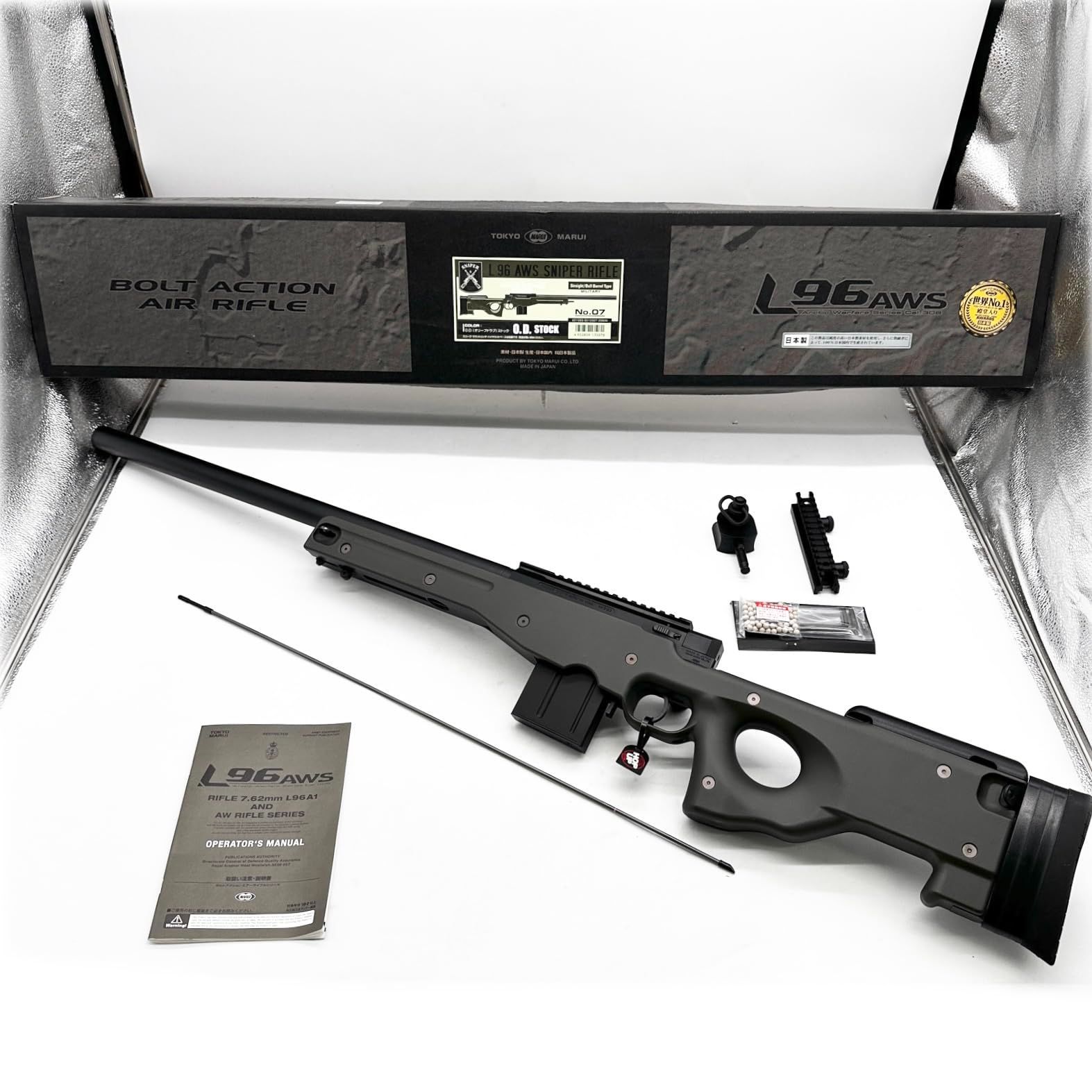 東京マルイ No7 L96AWS OD 18歳以上ボルトアクションエアライフル