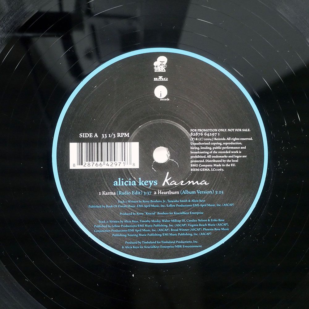ヨーロッパ盤 ALICIA KEYS/KARMA/J 82876642971 12 - メルカリ