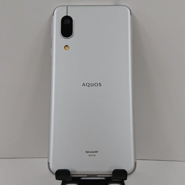 AQUOS sense3 basic SHV48 au シルバー 送料無料 本体 c17435 - メルカリ