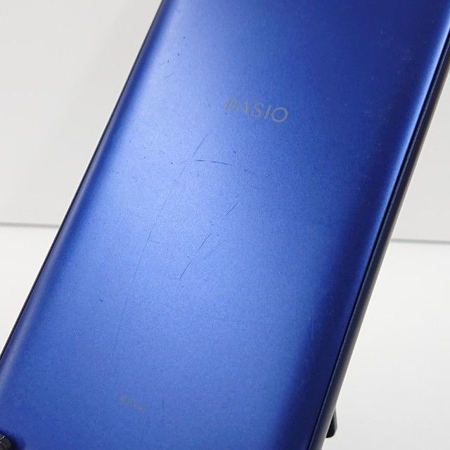 BASIO4 KYV47 au ロイヤルブルー 送料無料 本体 c17438 - メルカリ