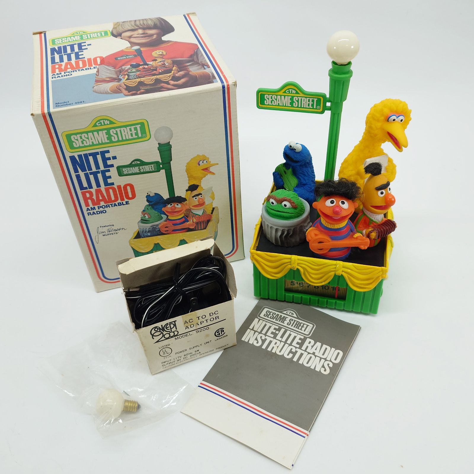 1970s ヴィンテージ Sesame Street セサミストリート Nite-Lite Radio