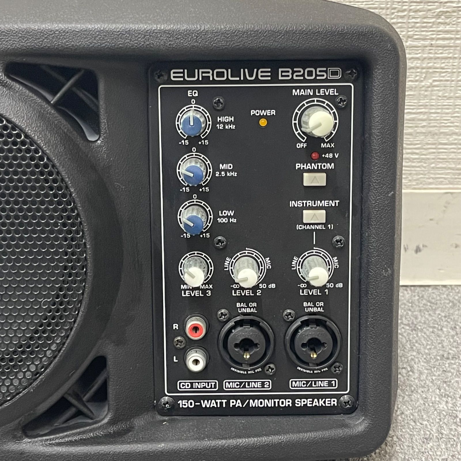 NPA】ジャンク BEHRINGER ベリンガー パワードスピーカー EUROLIVE