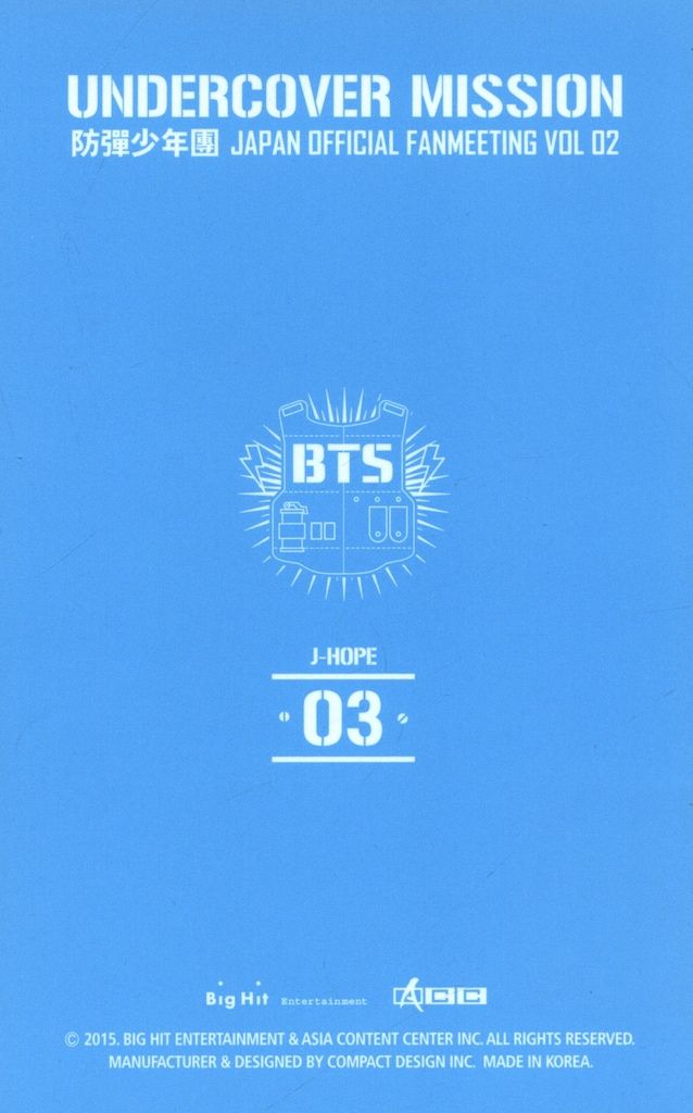 BTS UNDERCOVER MISSION J-HOPE フォトカード 3/4 - メルカリ