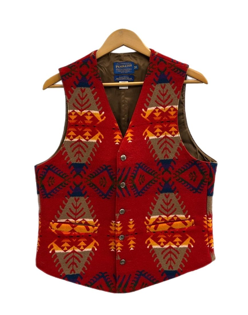 ペンドルトン PENDLETON USA製 ペンドルトン ネイティブ柄 コンチョ