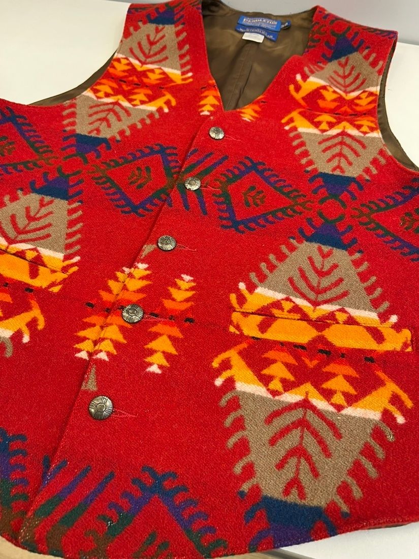 ペンドルトン PENDLETON USA製 ペンドルトン ネイティブ柄 コンチョ