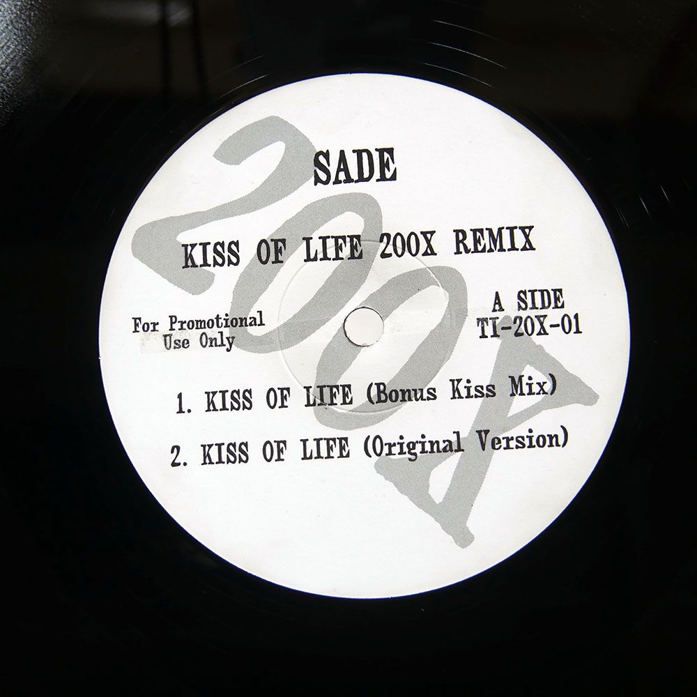 見本盤 国内盤 SADE/KISS OF LIFE 200X REMIX/NOT ON LABEL (SADE