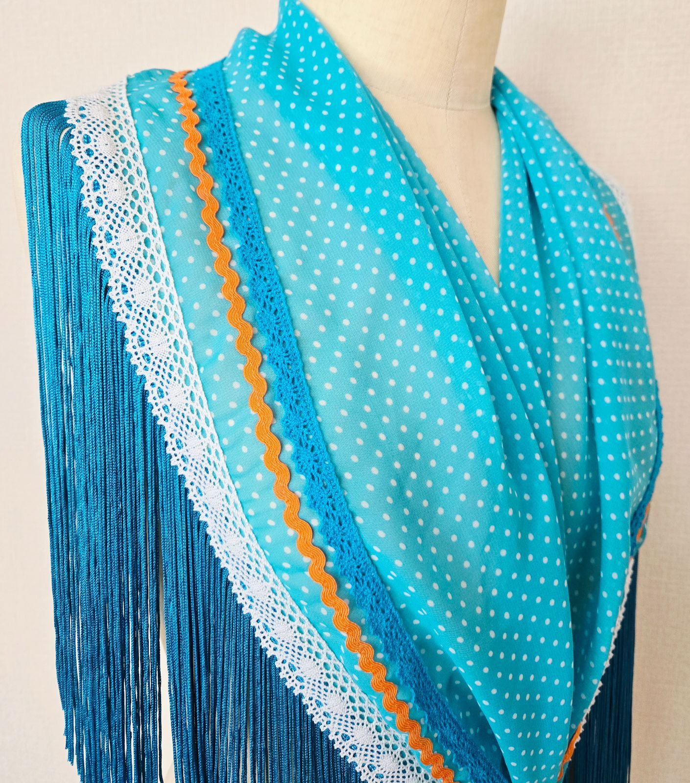 新品]シージョ フラメンコ衣装 フラメンコ 水色 - メルカリ