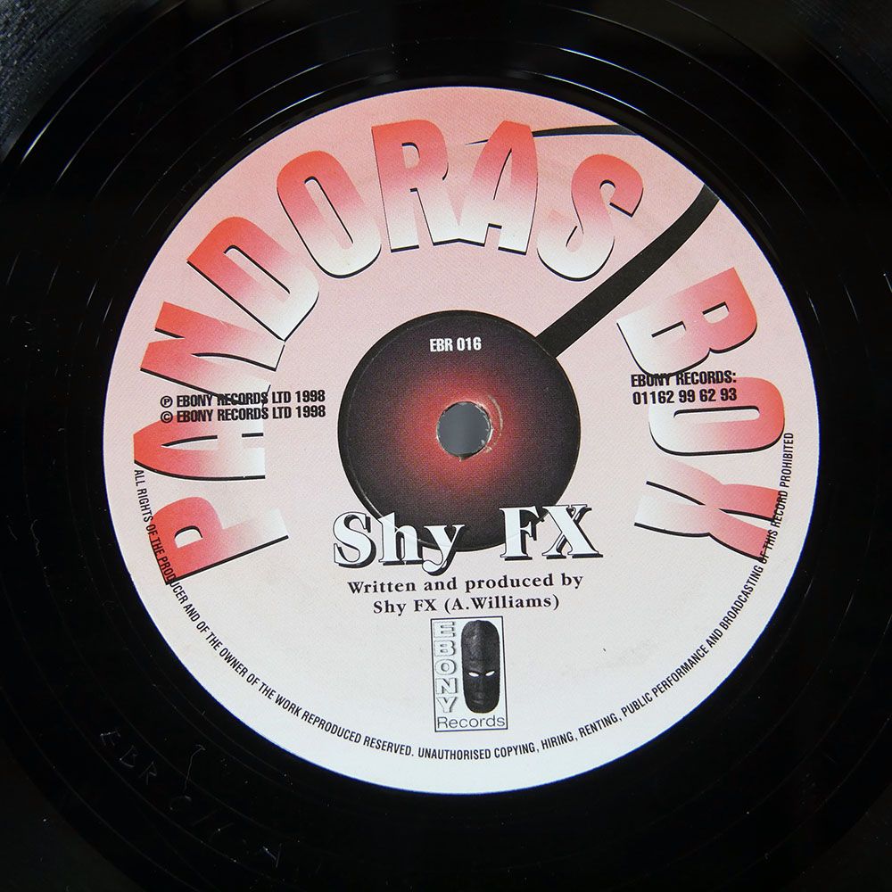 UK盤 SHY FX/PANDORA'S BOX/EBONY EBR016 12 - メルカリ