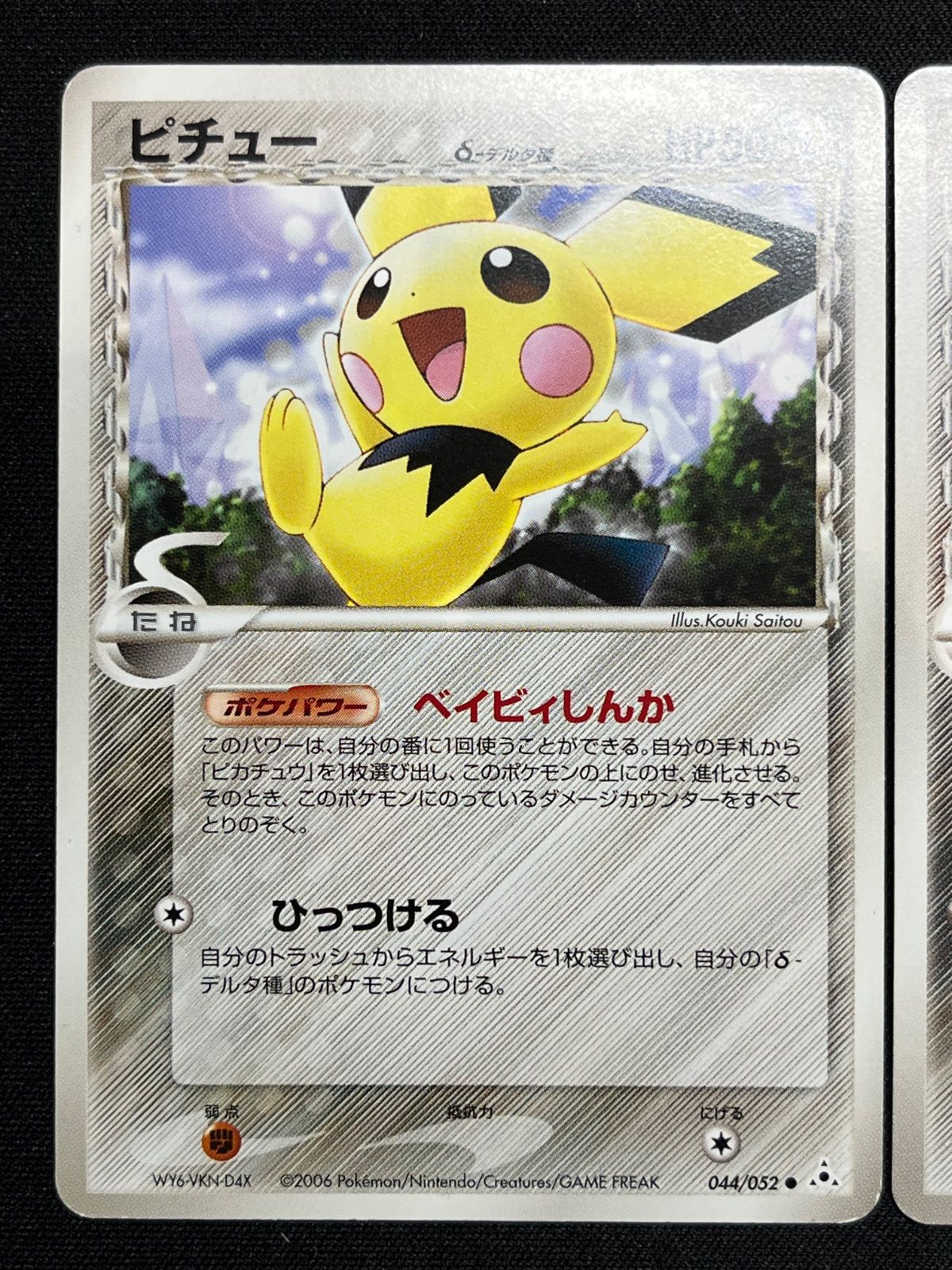 ピチュー δ-デルタ種 ピカチュウ δ-デルタ種 ホロンの幻影【ファボ