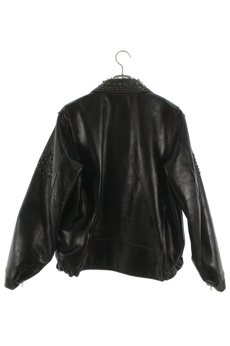サカイ 25AW Studded Leather Jacket スタッズ装飾レザージャケット