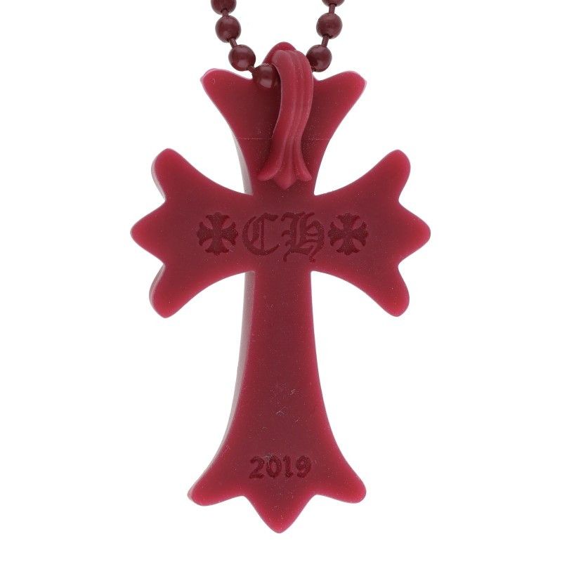 キ*可様 クロムハーツ ネックレス RUBBER CRS SML ラバースモール クロムハーツ RUBBER CH CRS SML ラバースモールCHクロス シリコン