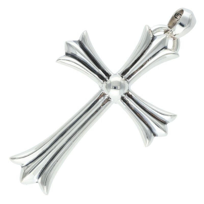 クロムハーツ CH CRS LG W/BALE/ラージCHクロス Wベイル/シルバー