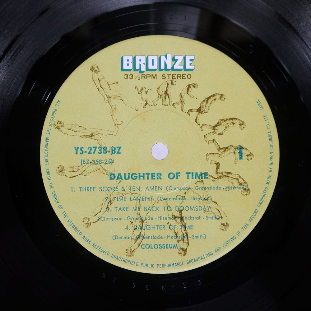 国内盤 COLOSSEUM/DAUGHTER OF TIME/BRONZE YS-2738-BZ LP - メルカリ