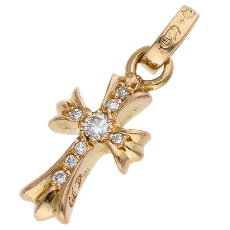 クロムハーツ 22K CRS BBYFAT P/DMND/ベイビーファット PAVEダイヤ