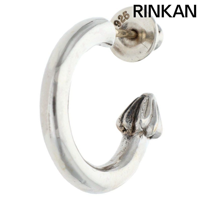 クロムハーツ HOOP PLAIN/プレーンフープ シルバーピアス メンズ
