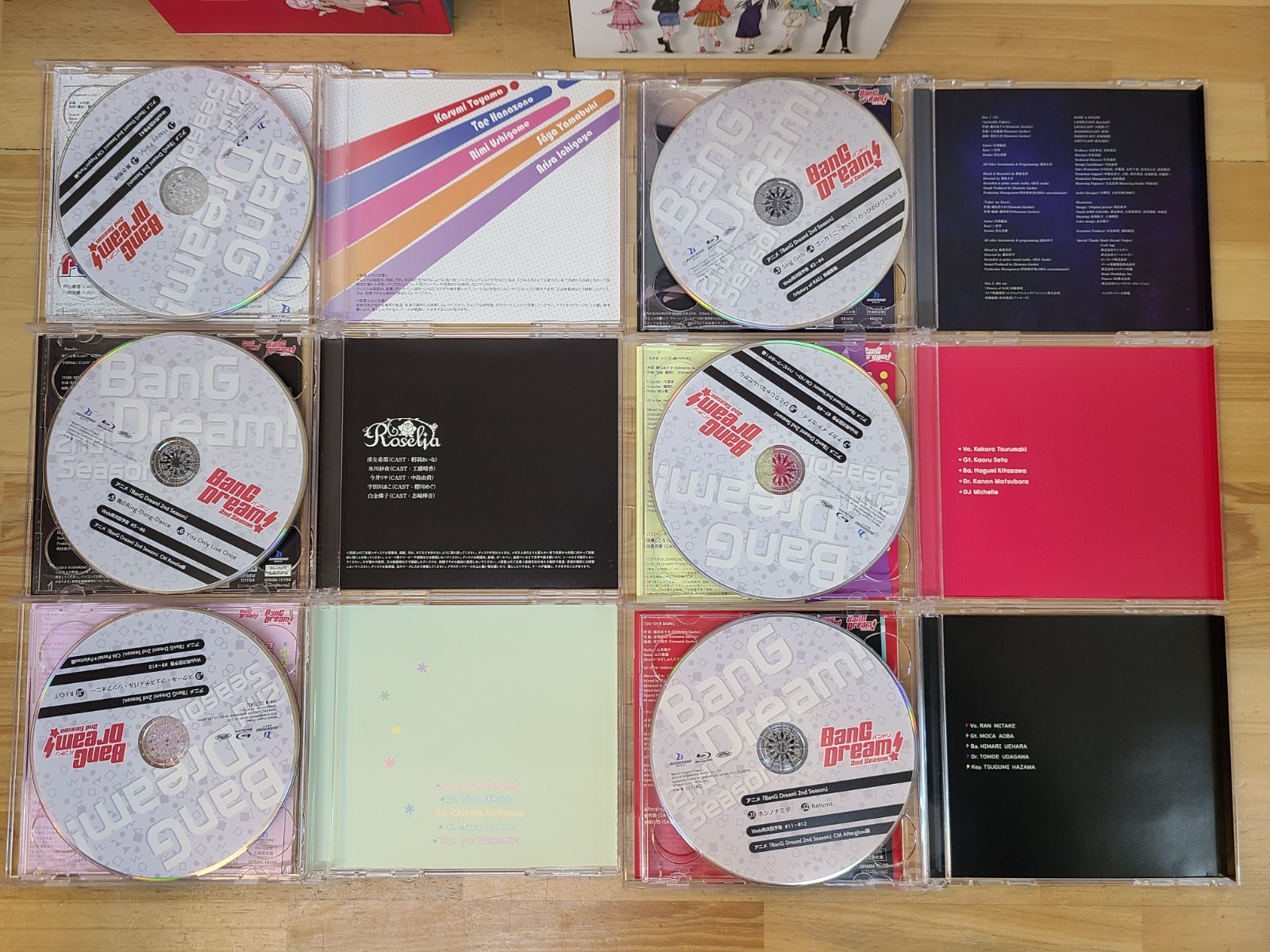 バンドリ 2rd 3rd CD Blu-ray付生産限定盤 まとめ売り 収納BOX 全帯