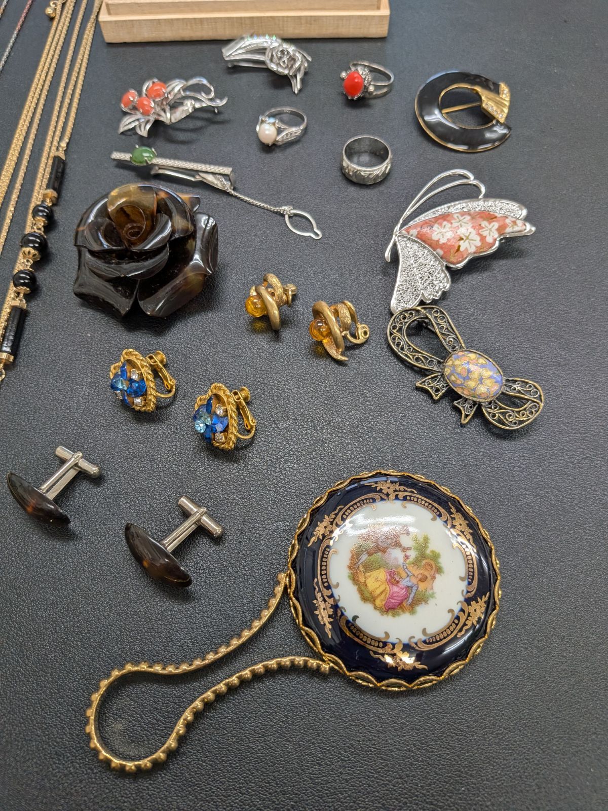 遺品整理まとめて□76】ジュエリー SILVER MONET ネックレス ブローチ