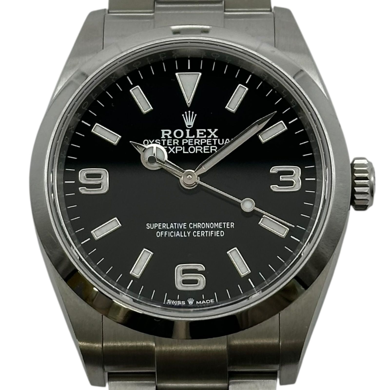 ロレックス ROLEX エクスプローラー36 124270 ブラック ステンレス