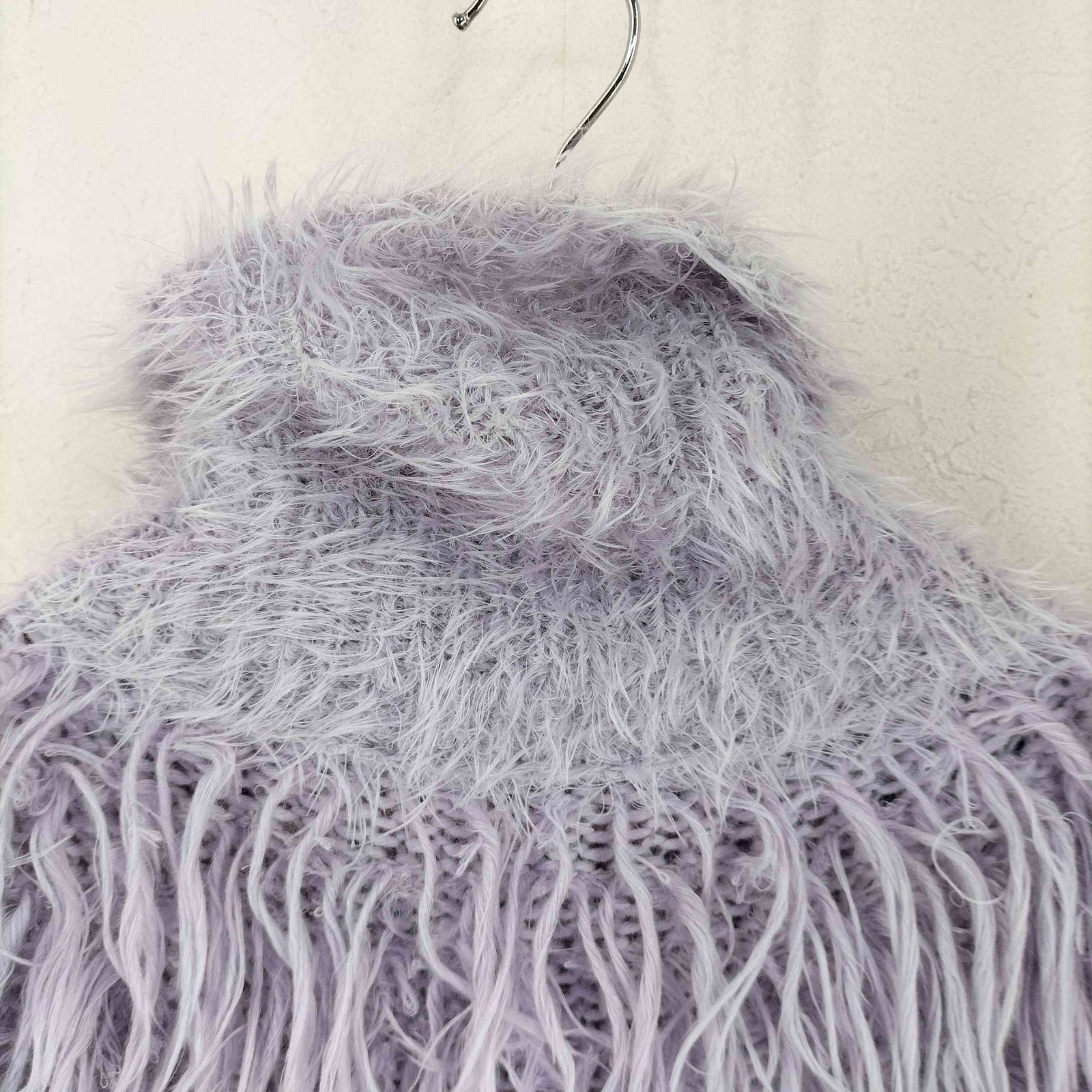 イッセイミヤケ ISSEY MIYAKE モヘア ファー ベスト レディース 2