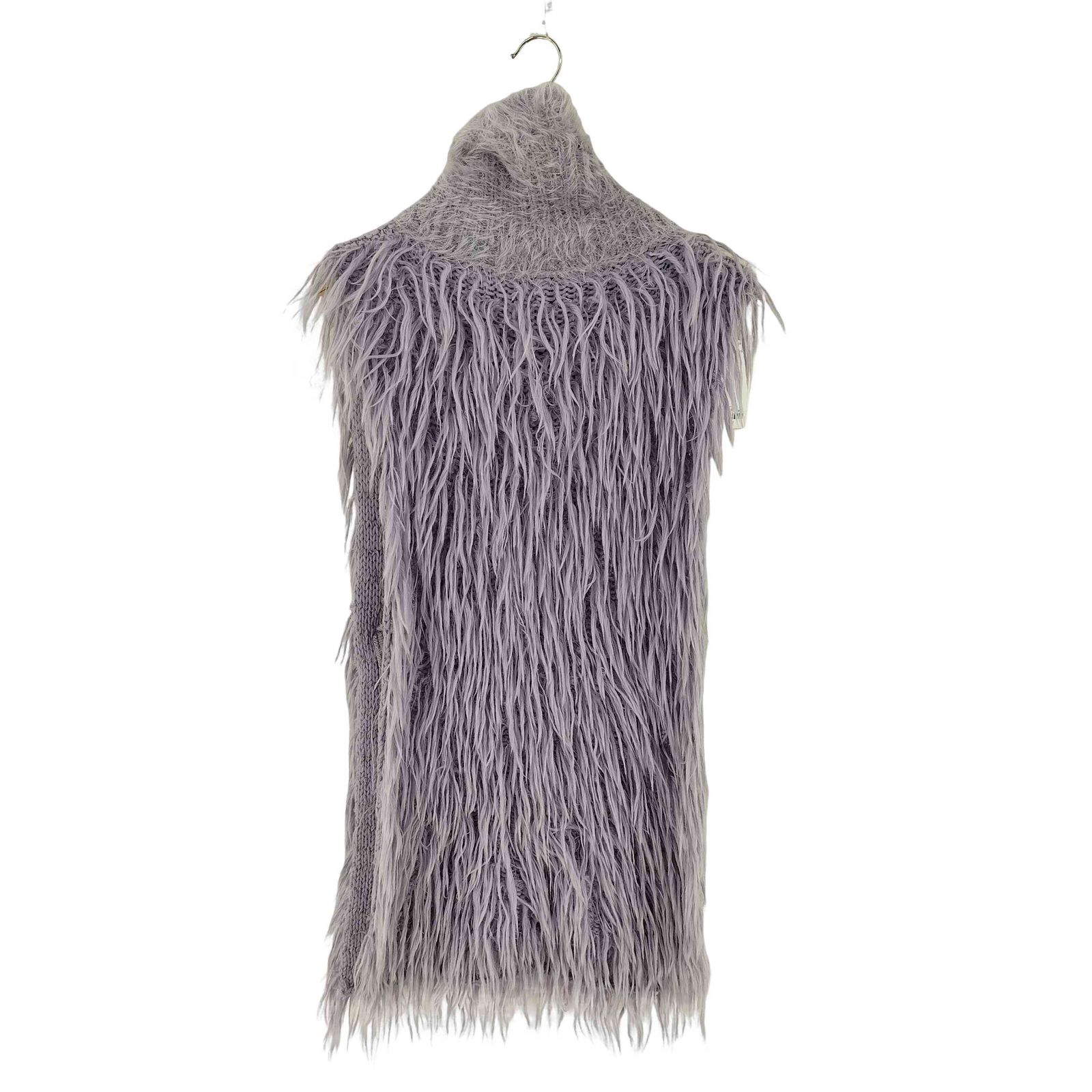 イッセイミヤケ ISSEY MIYAKE モヘア ファー ベスト レディース 2