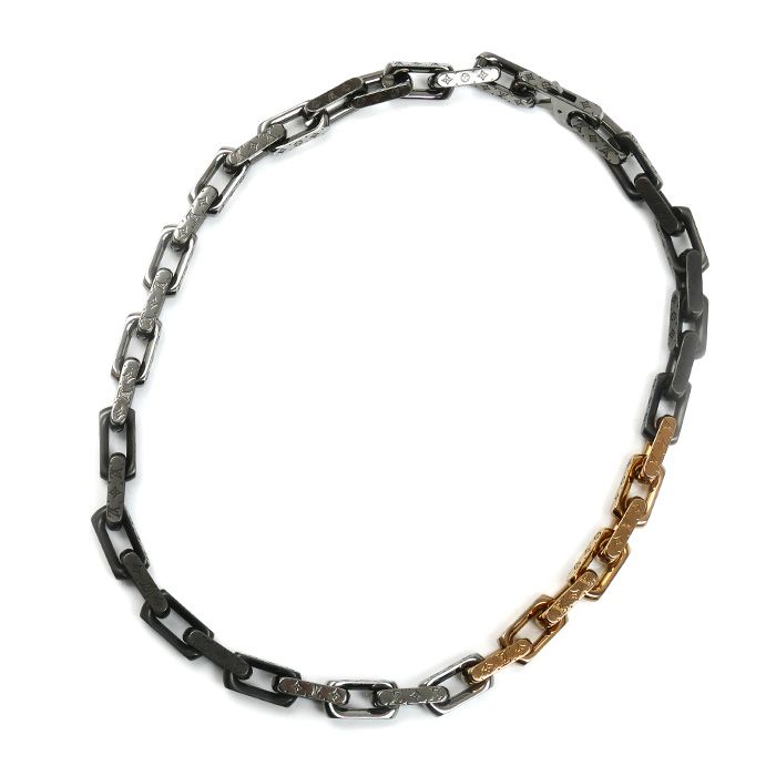 LOUIS VUITTON ルイ・ヴィトン メタル コリエ モノグラムチェーン