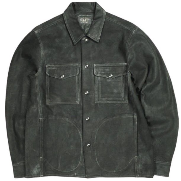 新品 RRL ダブルアールエル 25AW Roughout Suede Work Shirt