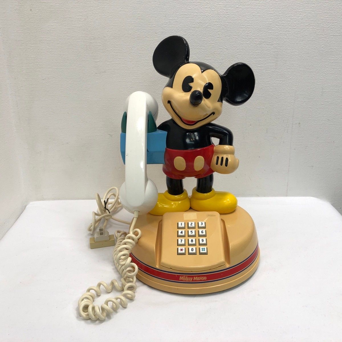 昭和レトロ】レトロ電話機 ミッキーマウス DK-64IP 1982年製 神田通信