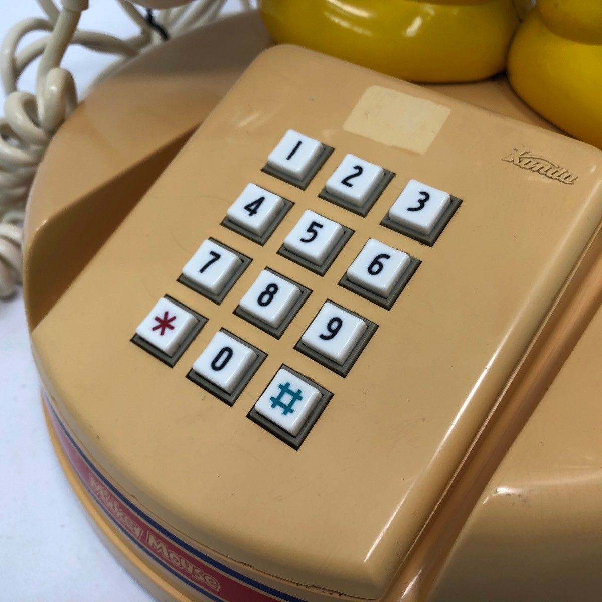 昭和レトロ】レトロ電話機 ミッキーマウス DK-64IP 1982年製 神田通信