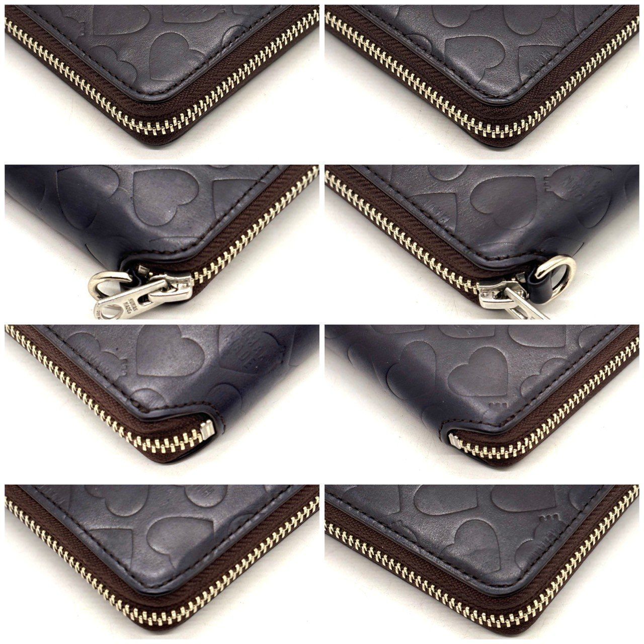 裏原の遊び心】 HUMAN MADE 二つ折り財布 ラウンドファスナー ハート