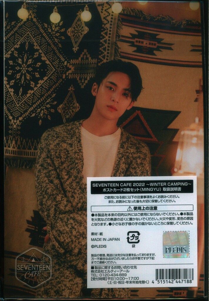 SEVENTEEN CAFE2022 winter camping MINGYU ポストカード2枚セット