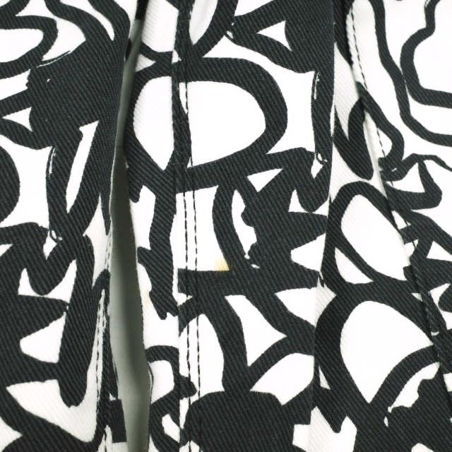 Arte Antwerp アルテ アントワープ 24AW Flowers Allover Print Pants フラワーオールオーバープリントパンツ 24FP-4 32 BLACK/WHITE ダブルニー ワーク ボトムス【中古】【Arte Antwerp】 Arte Antwerp アルテ アントワープ 24AW Flowers Allover Print Pants