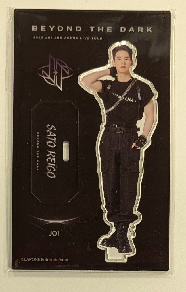 JO1 2023 BEYOND THE DARK 佐藤景瑚 アクリルスタンド 黒 - メルカリ