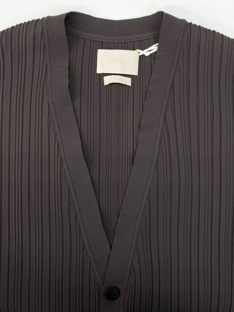 ヨーク YOKE 22SS Pleated Knit Cardigan プリーツ ニット