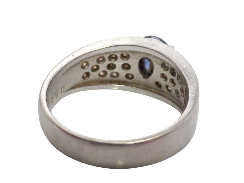 サファイア ダイヤモンドリング Pt900 6.24g 11.5号 Jewelry Sapphire0