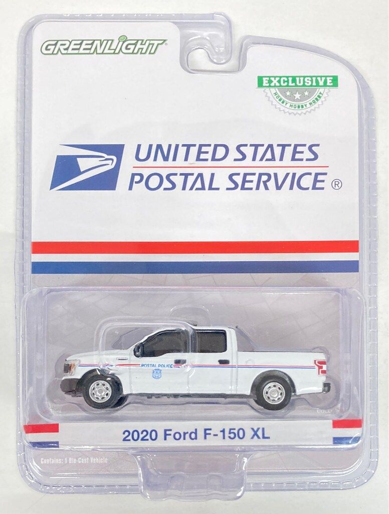 GREENLIGHT 1/64 2020 Ford F-150 XL - United States Postal Service
