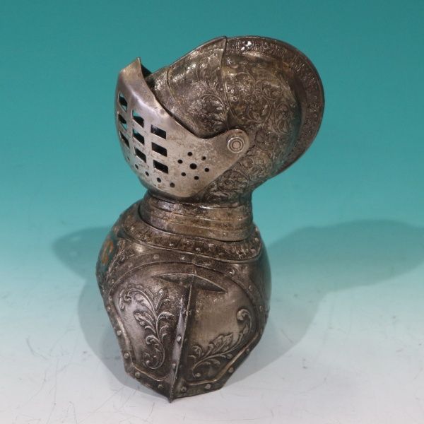 中古 当時物 NIKKA WHISKY G&G 騎士 ボトルカバー 鎧 13×14.5cm