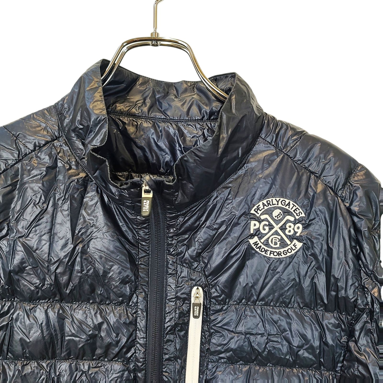 PEARLY GATES パーリーゲイツ ゴルフ ジップアップ ナイロン半袖
