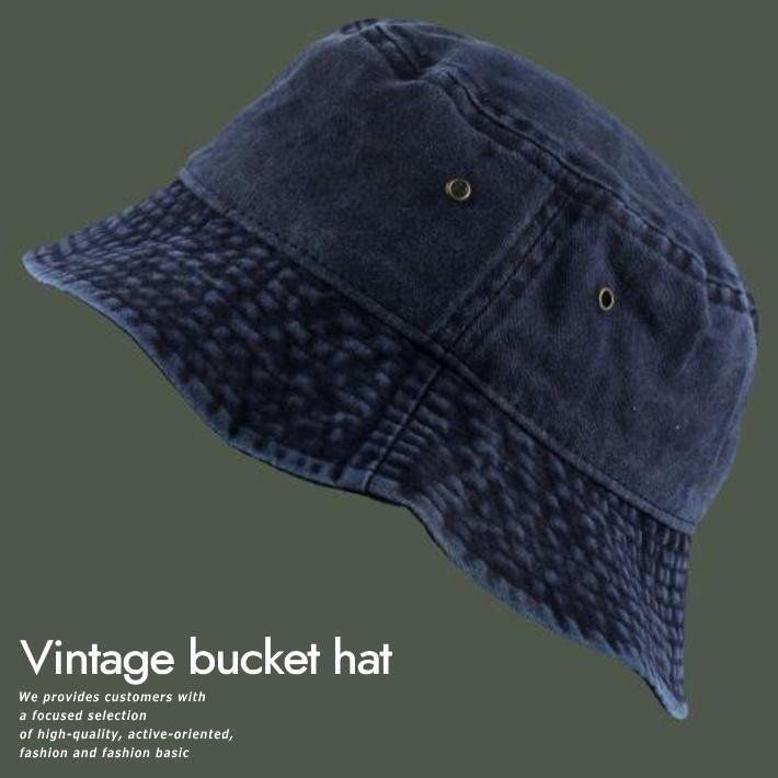 Vintage バケットハット ハット メンズ レディース こなれ感 NEK
