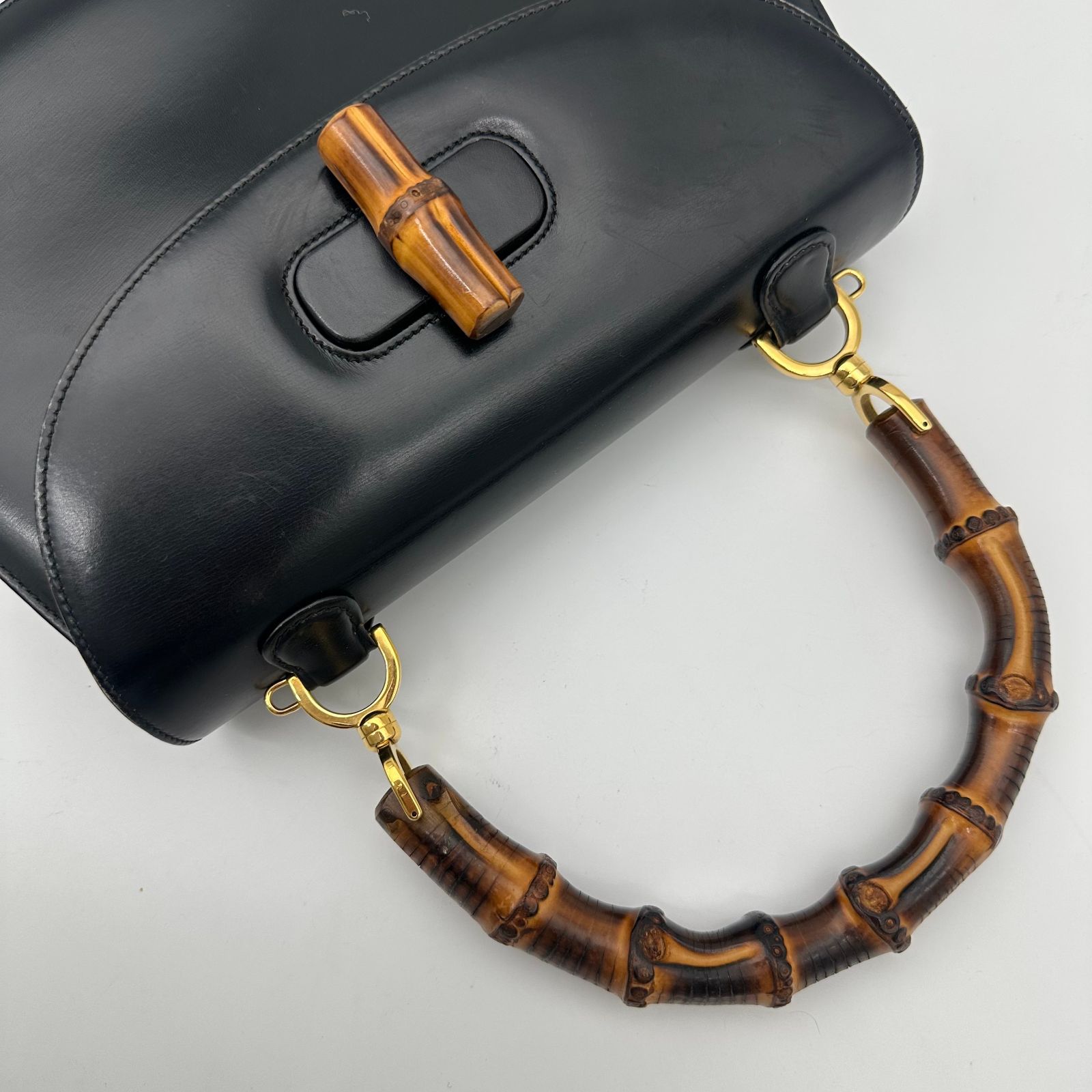 GUCCI グッチ バンブー ハンドバッグ ミニバッグ 2WAY ショルダー