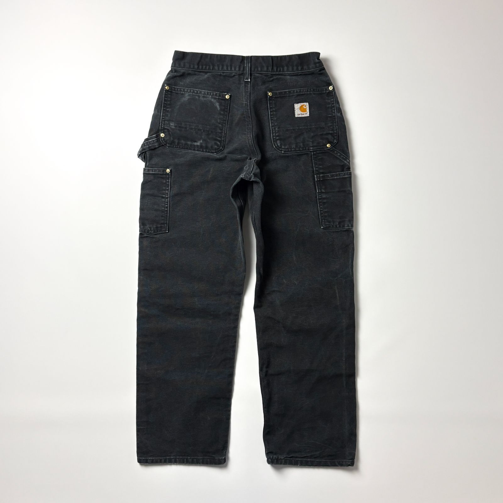 カーハート ダブルニー ペインターパンツ W29 L30 ブラック 黒 USA製