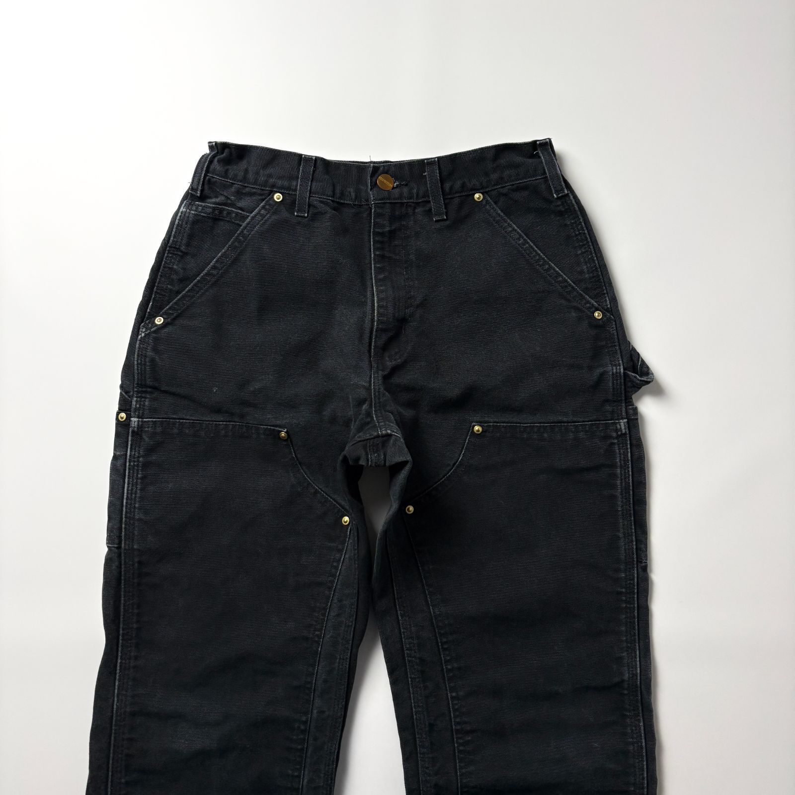 カーハート ダブルニー ペインターパンツ W29 L30 ブラック 黒 USA製