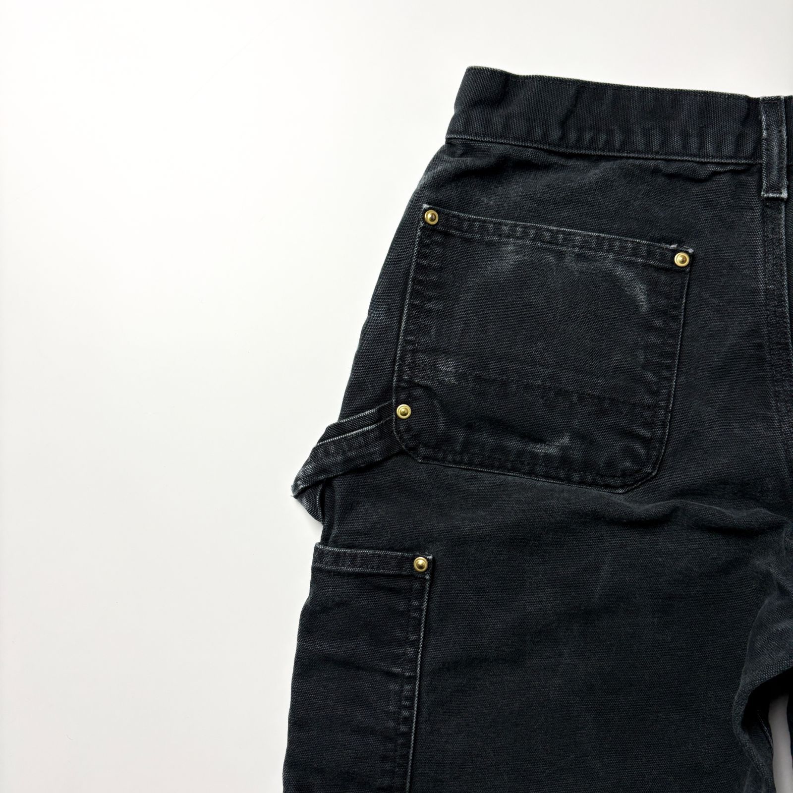 カーハート ダブルニー ペインターパンツ W29 L30 ブラック 黒 USA製