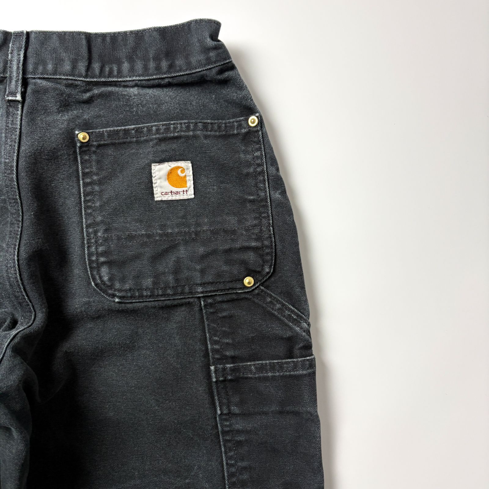 カーハート ダブルニー ペインターパンツ W29 L30 ブラック 黒 USA製