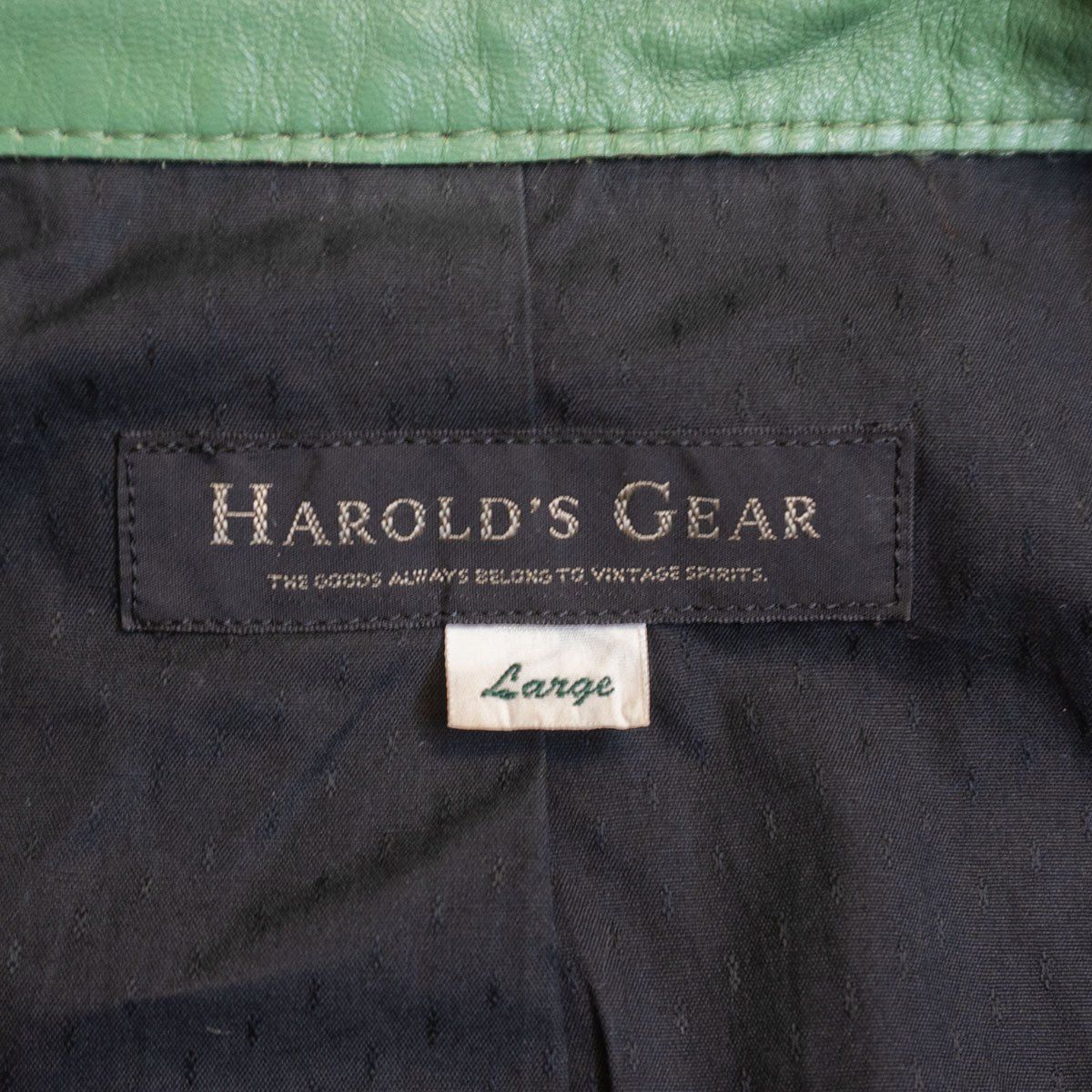 雰囲気抜群】HAROLDS GEAR【ホースレザー シングル ライダース