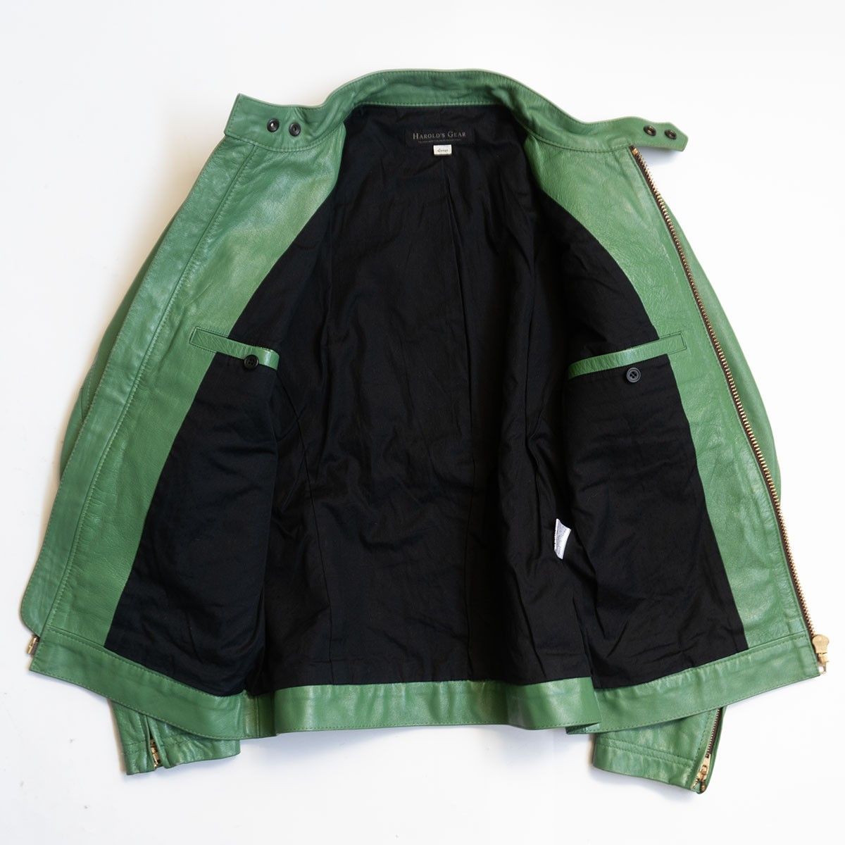 雰囲気抜群】HAROLDS GEAR【ホースレザー シングル ライダース