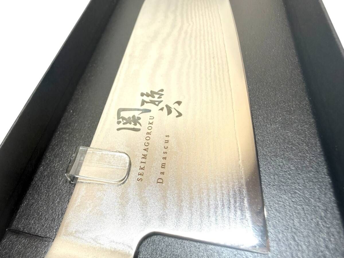 キッチン・食器 未使用品 高級包丁ライン『関孫六 ダマスカス 三徳包丁